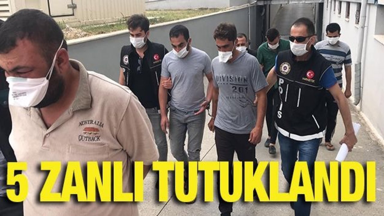 Uygulama noktasından polise çarpıp kaçan 5 zanlı tutuklandı