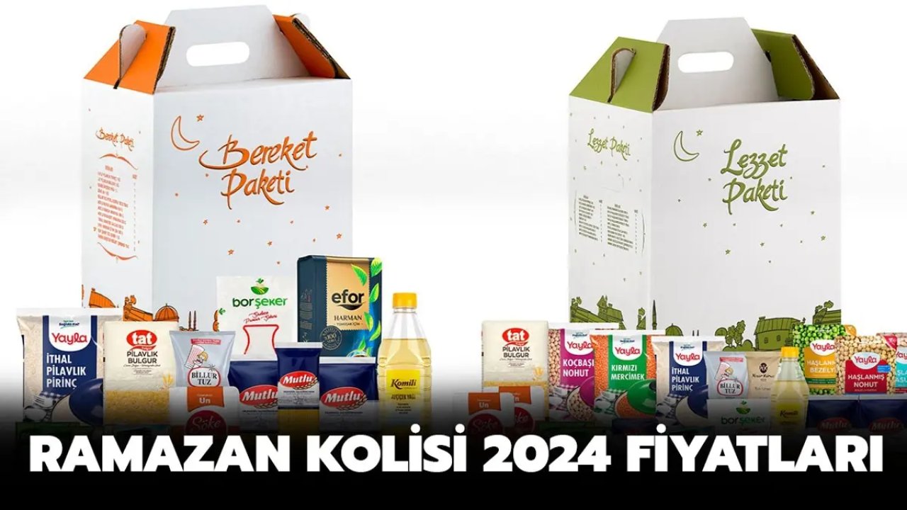 Gaziantep'te Ramazan Kolisi Fiyatları! CarrefourSA, Migros ve ŞOK Ramazan kolisi fiyatları!