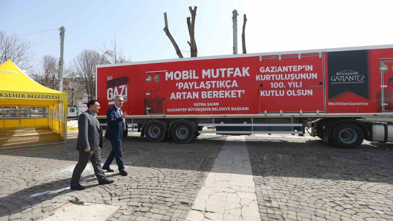 Gaziantep'te büyükşehir iftar çadırları günlük 20 bin kişiye hizmet verecek