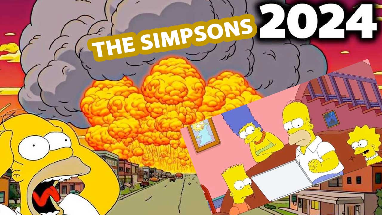 Simpson'lar Yeni Tahmin! 2024'ün Sırlarını Şimdiden Açıkladılar: Aşırı Sıcaklar Kapıda, Nükleer Kriz Tehlikesi Belirdi