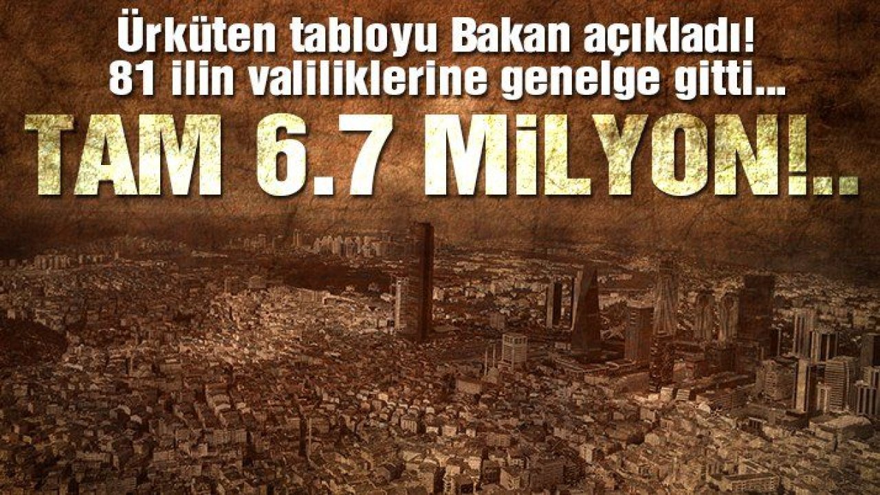 Bakan Kurum: Yenilenmesi gereken 6,7 milyon konut var | Son dakika