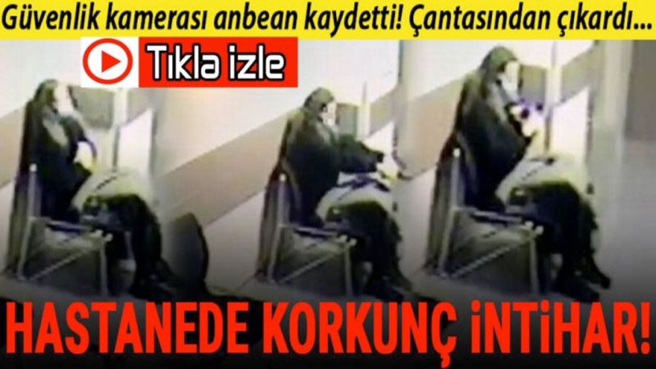 Son Dakika...Video izle.. Hastane koridorunda korkunç intihar! Erkek arkadaşının öldüğünü öğrenince...