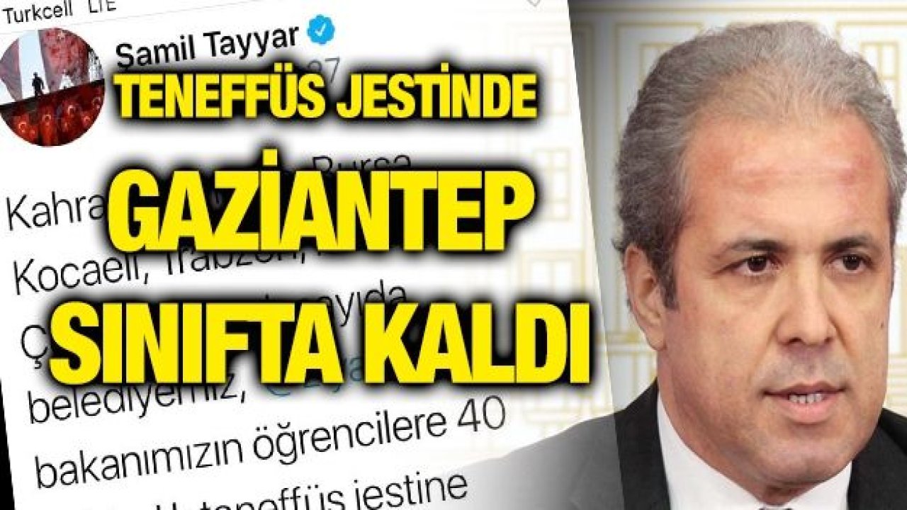 Teneffüs jestinde Gaziantep sınıfta kaldı