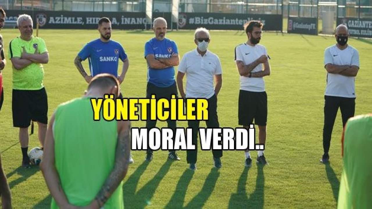 Yöneticiler moral verdi