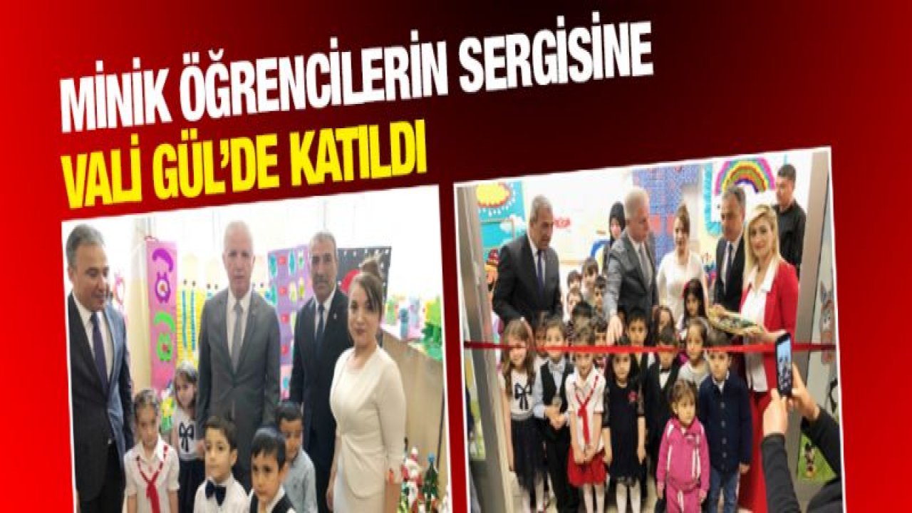 Sabiha-Rıfat Kaleoğlu Okul öncesi minik öğrencilerden sergi