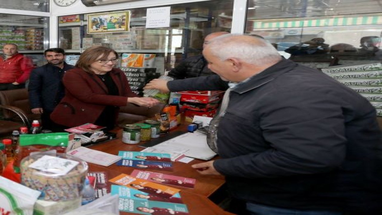 Şahin'den Fıstıkçılar Sitesi esnafına ziyaret