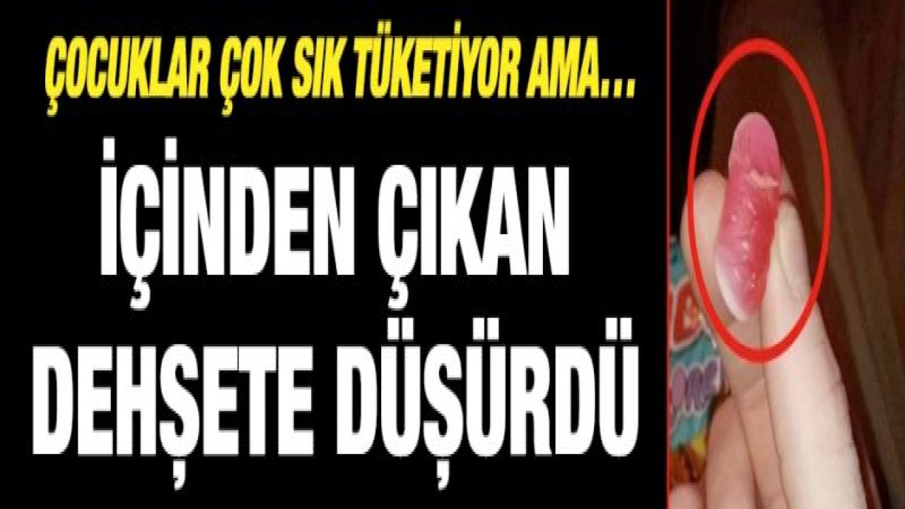 Çocuklar çok sık tüketiyor ama… Babası jelibondan çıkana inanamadı!