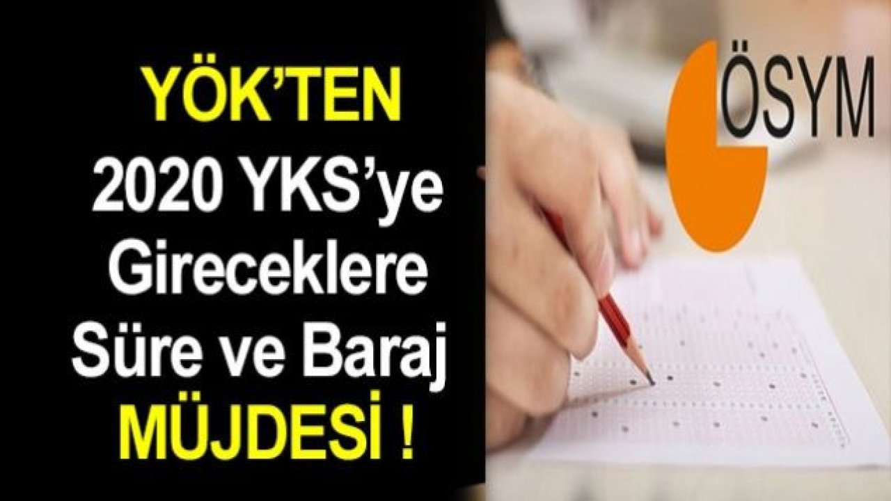 Son dakika… YKS’de baraj 10 puan düştü, sınav 30 dakika uzadı!