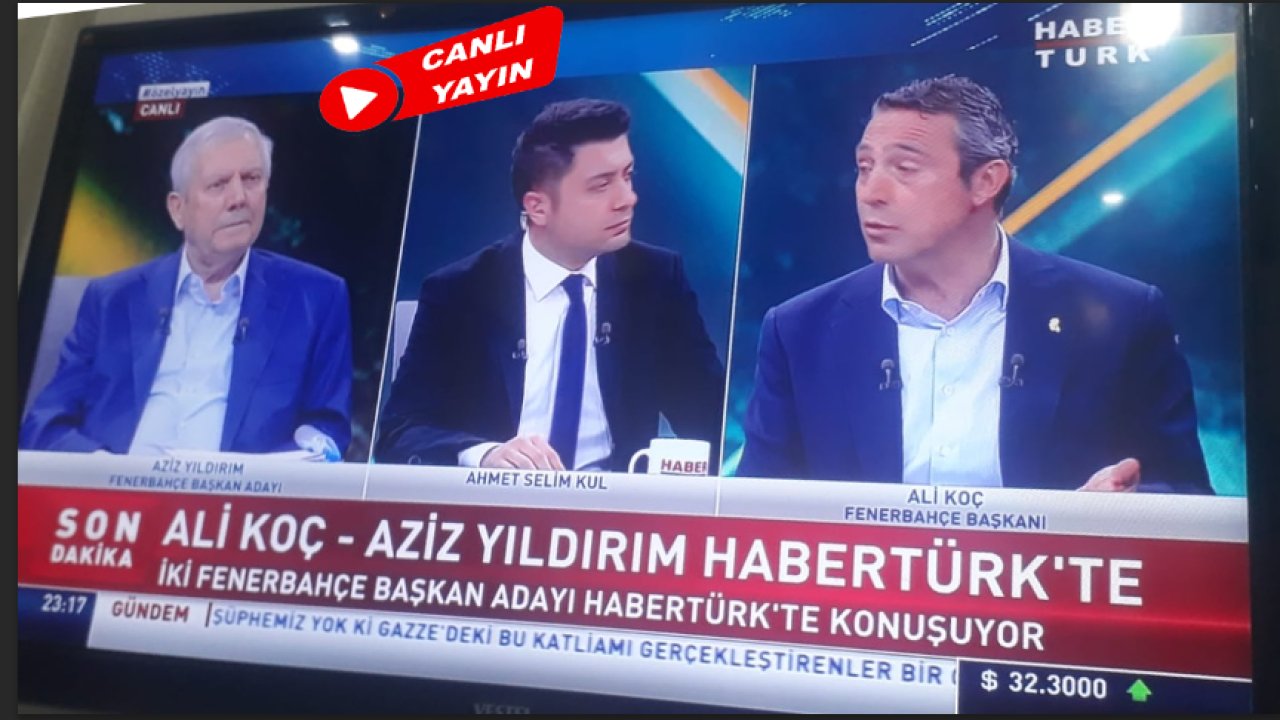 Fenerbahçe'nin Başkanı Kim Olacak? Ali Koç VS Aziz Yıldırım Habertürk TV'de kozlarını paylaşıyor'