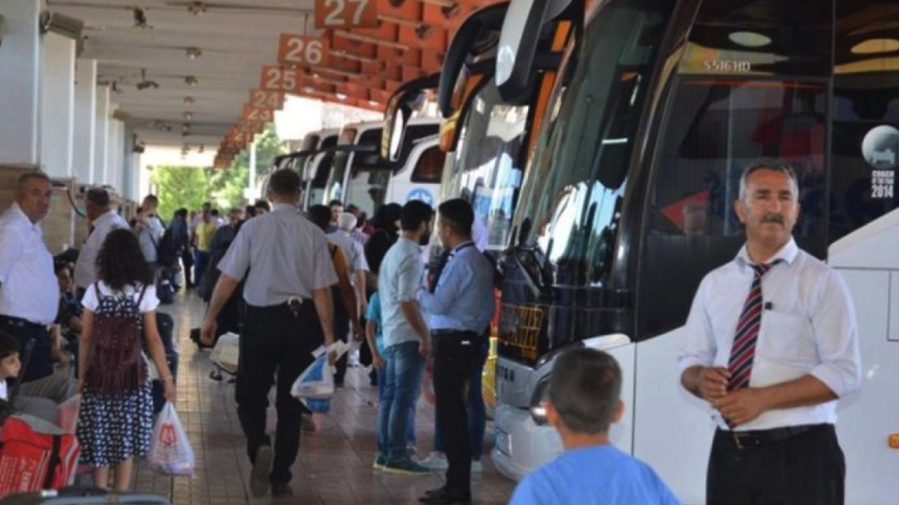 Gaziantep OTOGARI'NDA YOĞUN MESAİ! TÜM OTOBÜS SEFERLERİ DOLU