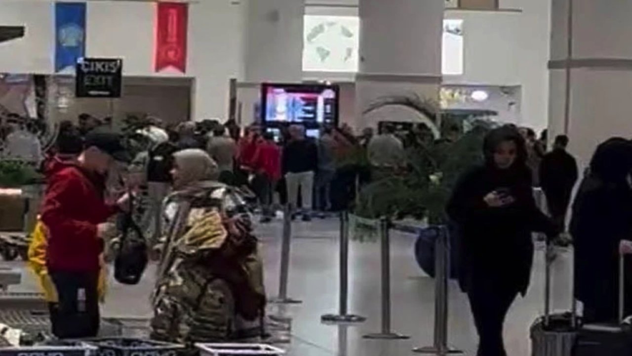 Gaziantep'ten Almanya'ya giden yolcuların valizleri Gaziantep havalimanında kaldı