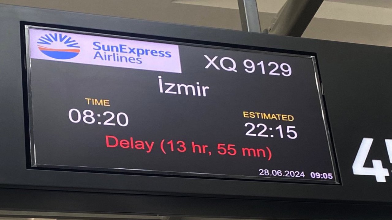 Gaziantep İzmir Uçağı 14 Saat Rötar Yaptı! Gaziantep Havalimanı’nda neler oluyor?