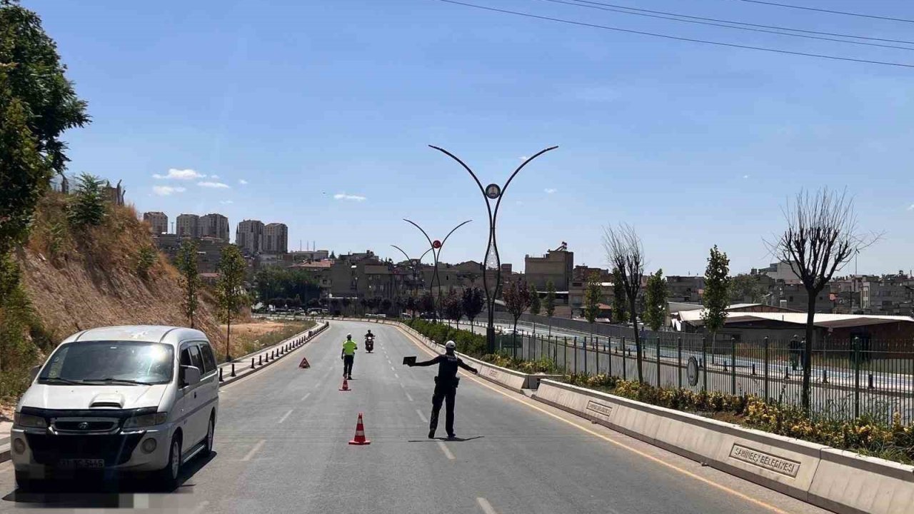 Gaziantep’te dron destekli denetimlerde sürücülere ceza yağdı