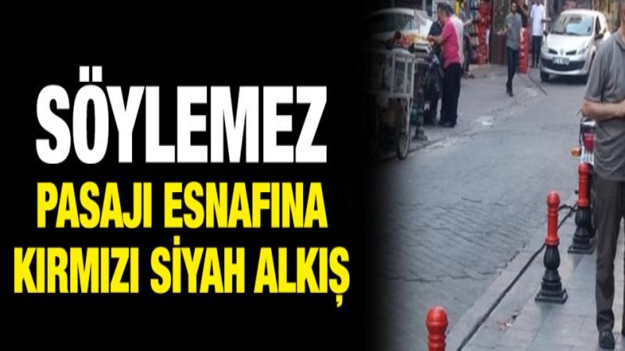 Söylemez Pasajı esnafına kırmızı siyah alkış