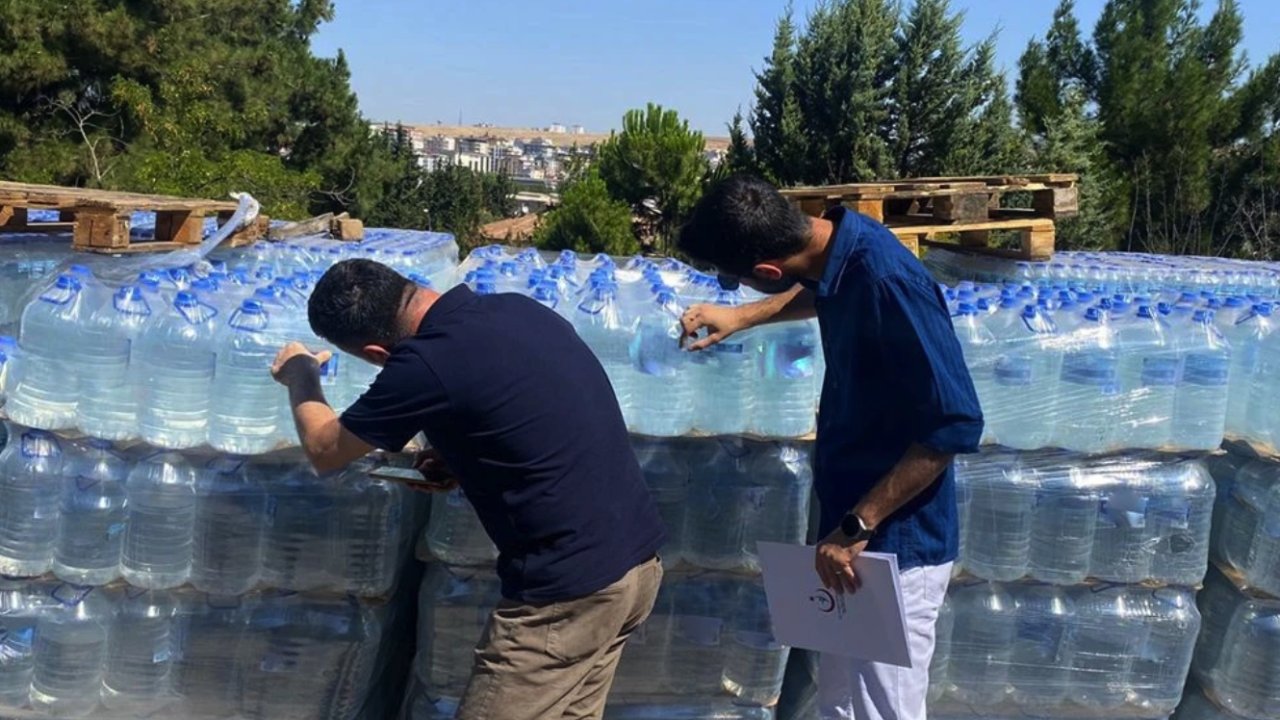 Gaziantep İl Sağlık Müdürlüğü ekipleri GATEM’de su denetimi yaptı.