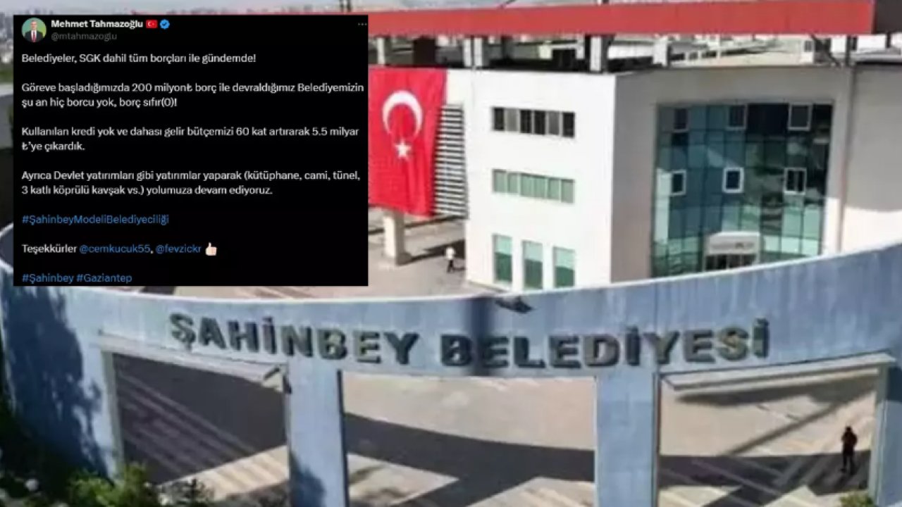 200 milyon TL borçla devraldı! Mehmet Tahmazoğlu belediye borçlarını sıfıra indirdi