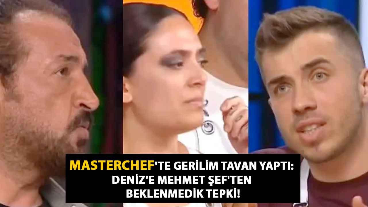 MasterChef'te Gerilim Tavan Yaptı: Deniz'e Mehmet Şef'ten Beklenmedik Tepki!