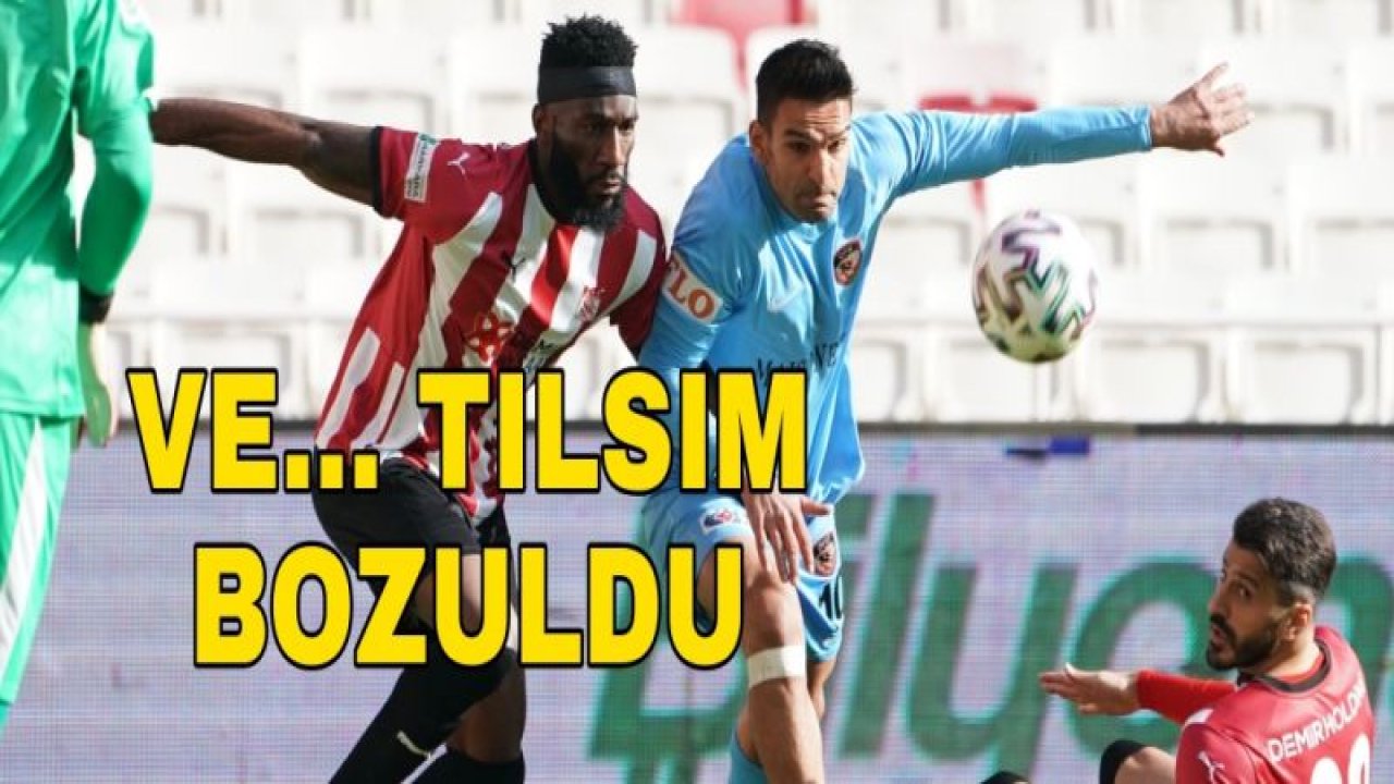 GAZİANTEP FK'DA TILSIM BOZULDU