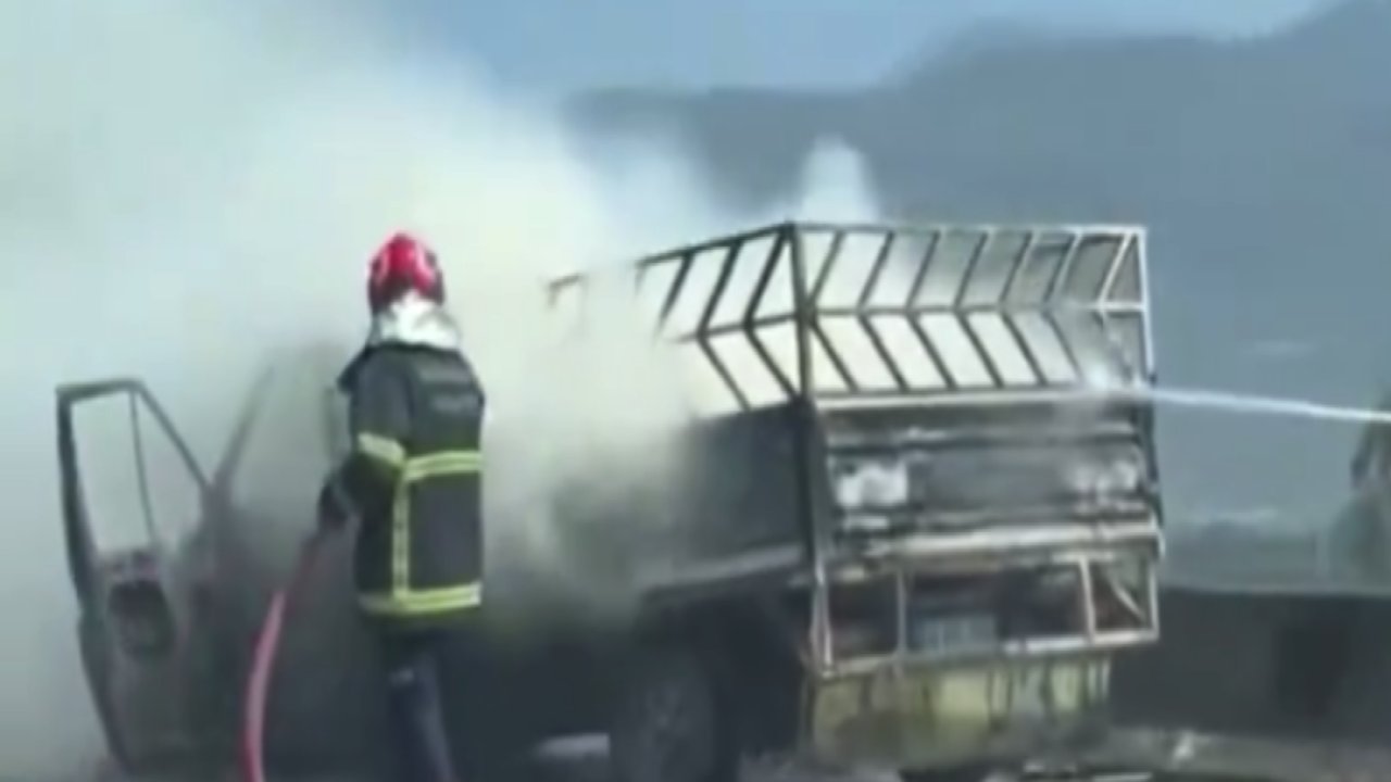 Gaziantep - Osmaniye Otoyolu'nda korku dolu anlar…