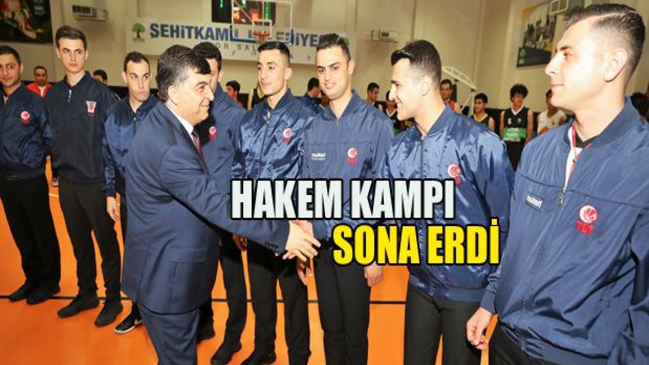 Basketbol hakem kampı tamamlandı