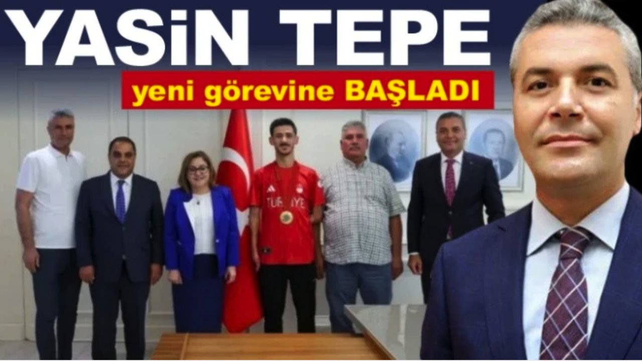 Yasin Tepe yeni görevine başladı