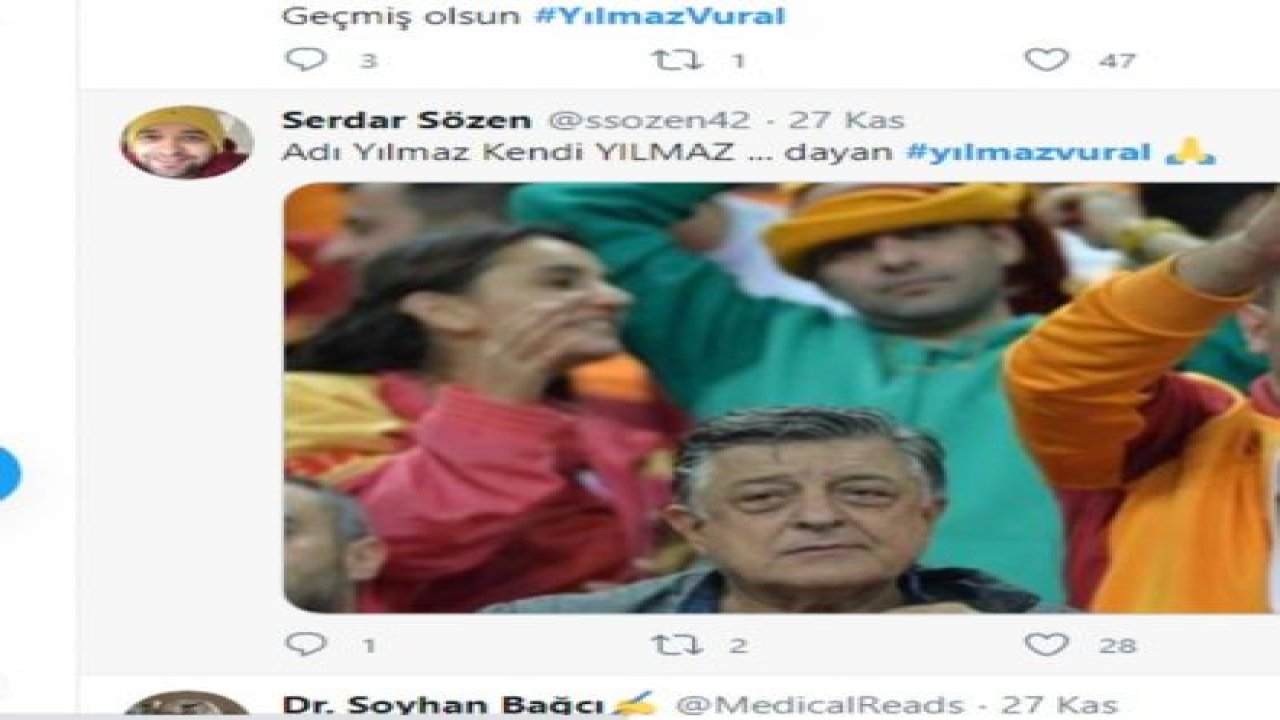 Yılmaz Vural'ın sağlık durumuyla ilgili açıklama...Twitter'da Yılmaz Vural İçin Yazılanlar....En Renkli Teknik Direktör