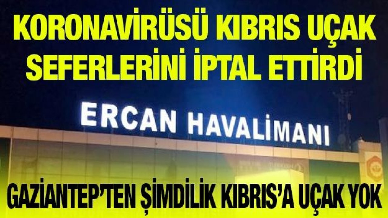 Koronavirüsü Kıbrıs uçak seferlerini iptal ettirdi