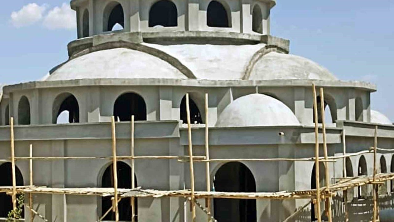 Gaziantep'te depremden etkilenen Taşdeğirmen Camii inşaatı onarılmayı bekliyor