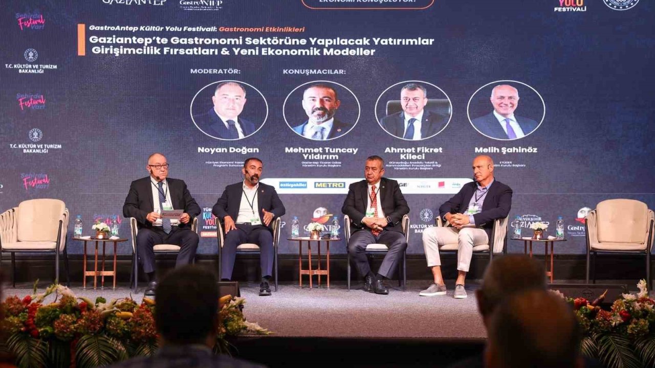 GASTROAntep'i TÜRKİYE KONUŞUYOR! Gastroantep festivali kapsamında ilk panel düzenlendi