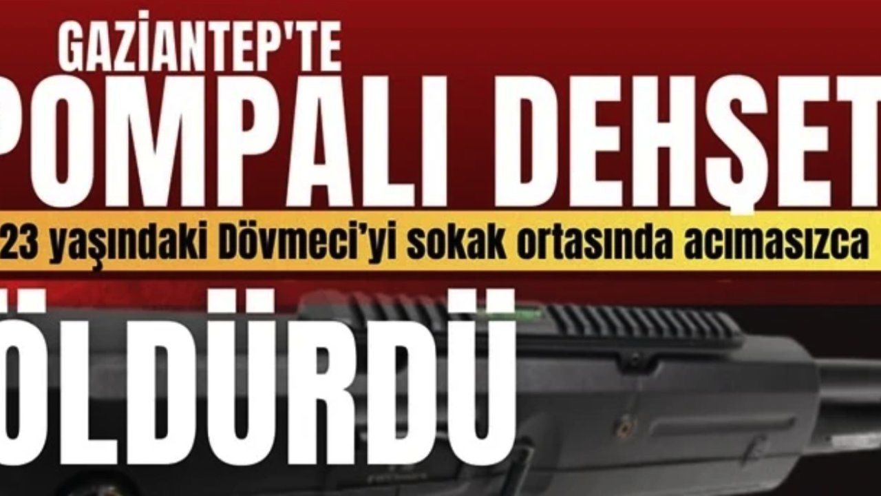 GAZİANTEP'TE DEHŞET! Dövmeci HÜSEYİN'İ acımasızca kurşunladılar