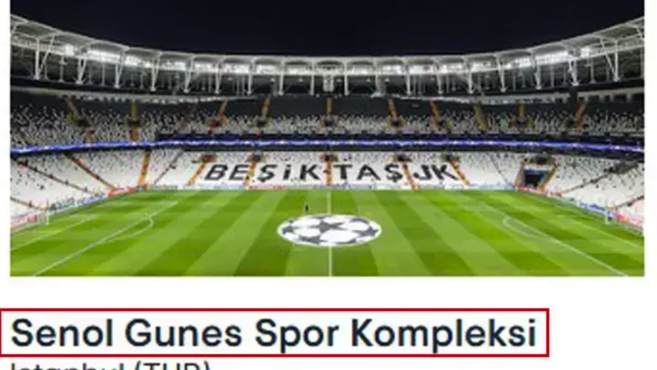 Beşiktaş’tan UEFA’ya stat tepkisi