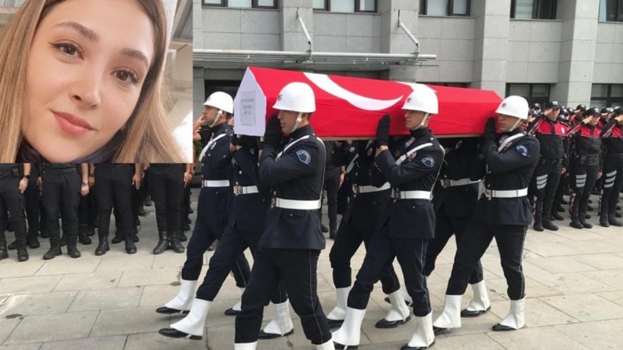 Şehit edilen polis memuru Şeyda Yılmaz için tören düzenlendi