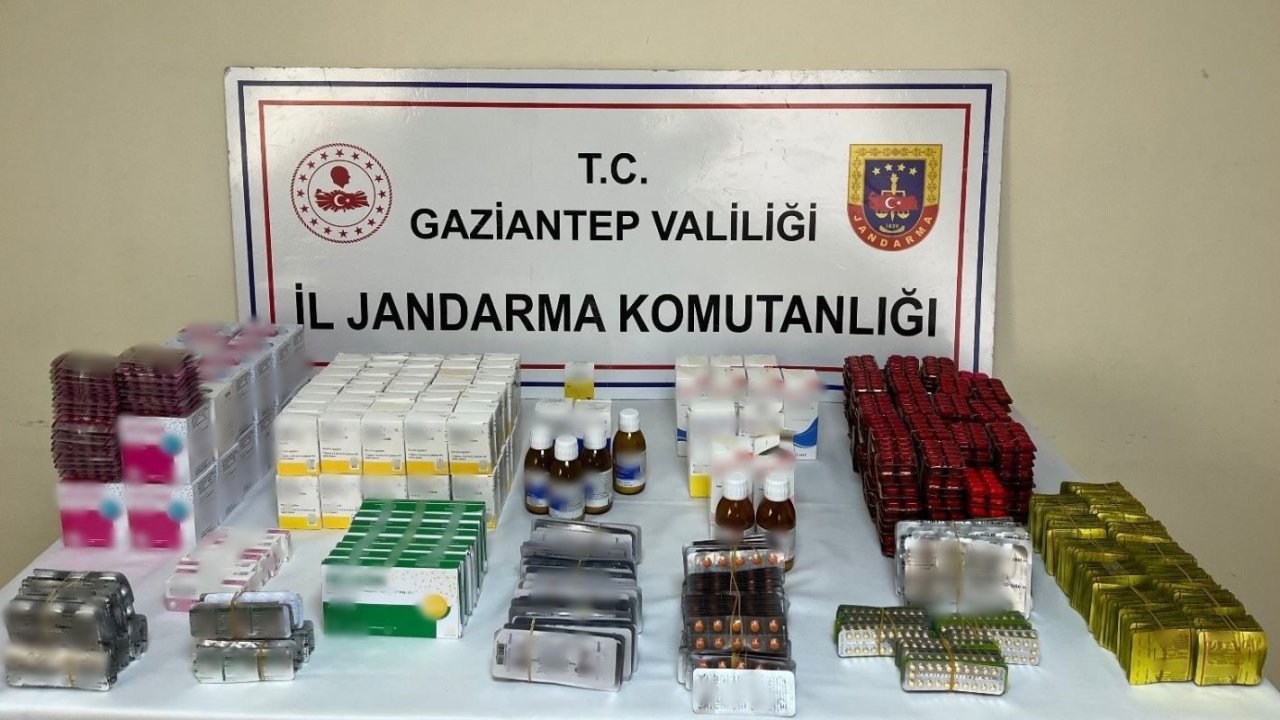 Gaziantep’te jandarmadan kaçak ilaç operasyonu: 2 gözaltı