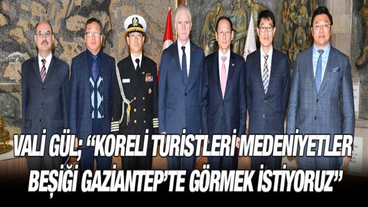 Kore Büyükelçisi Choi Hong-Chi'den Vali Gül'e Ziyaret