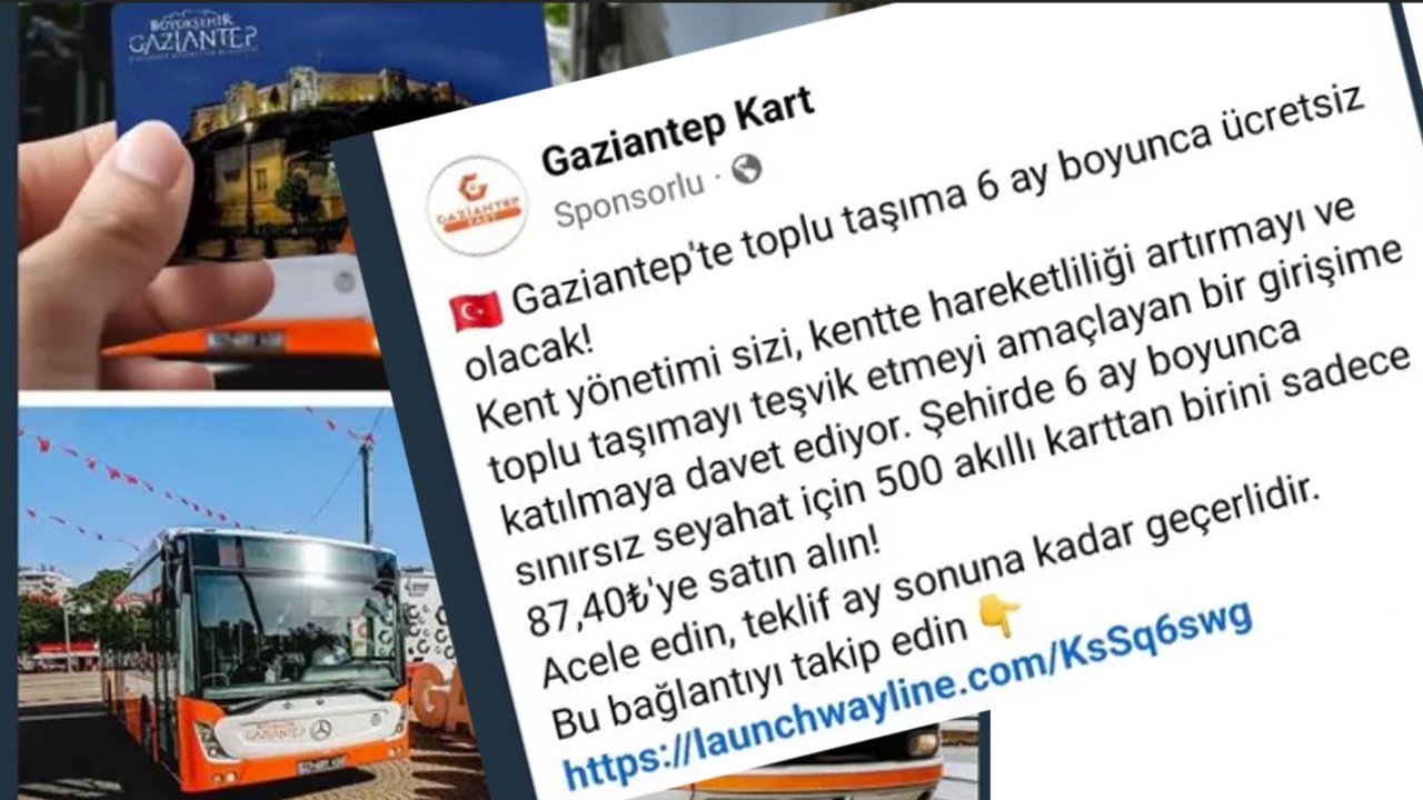 Gaziantep'te toplu ulaşım ücretsiz mi olacak?