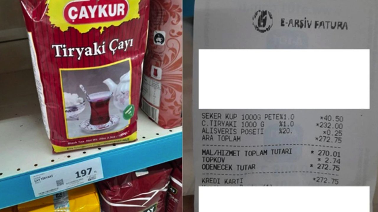 Gaziantep’te zincir markette skandal! BAKIN VATANDAŞI NASIL DOLANDIRIYORLAR?