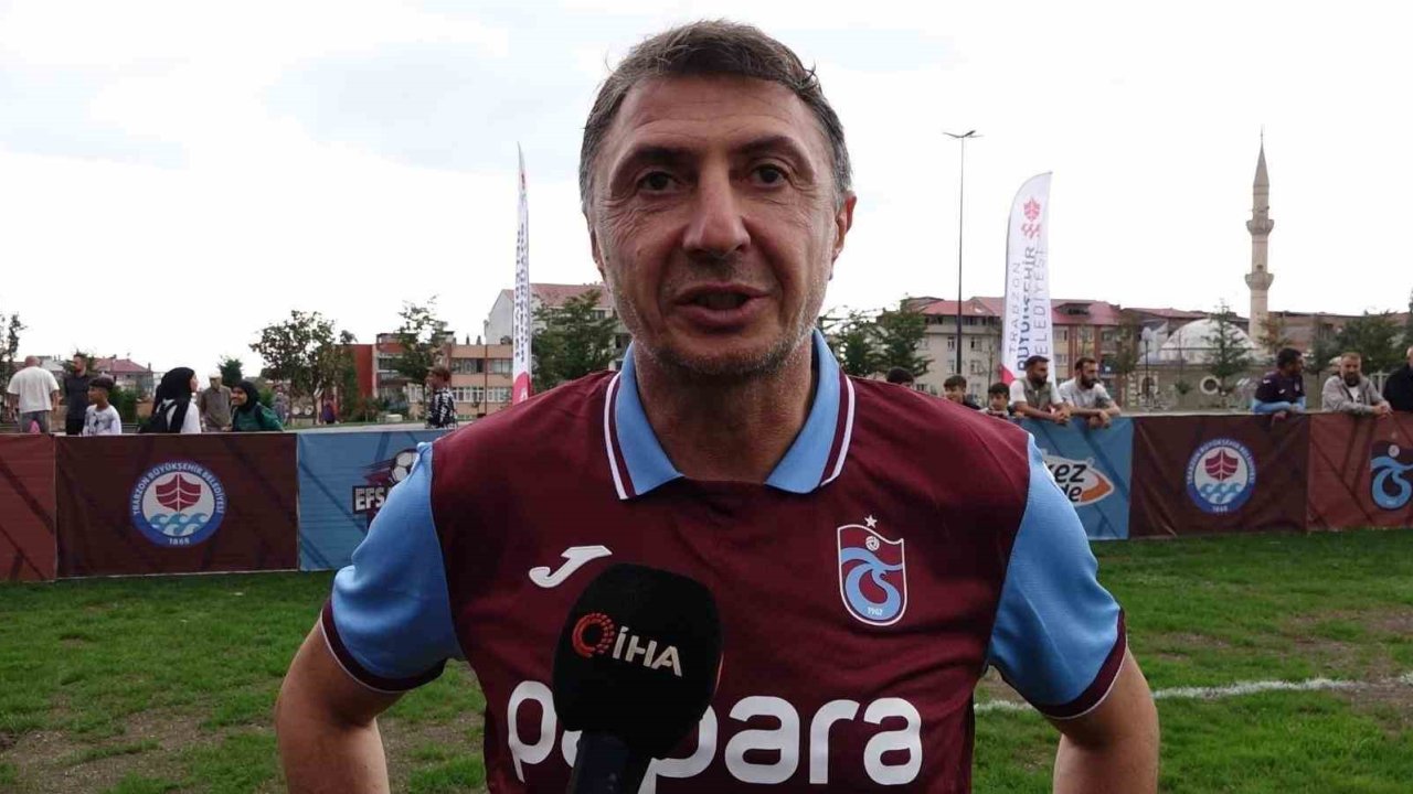 Trabzonspor'un EFSANESİ Şota Arveladze’den Trabzon’a döndüm esprisi