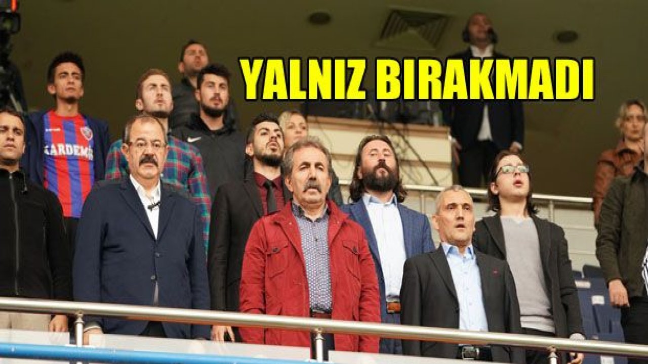 Konukoğlu yalnız bırakmadı