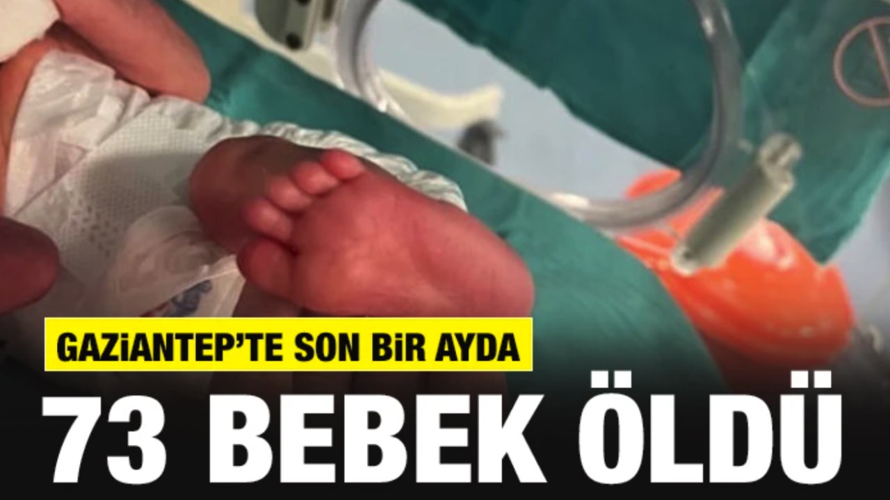 Gaziantep’te son bir ayda 73 bebek öldü.