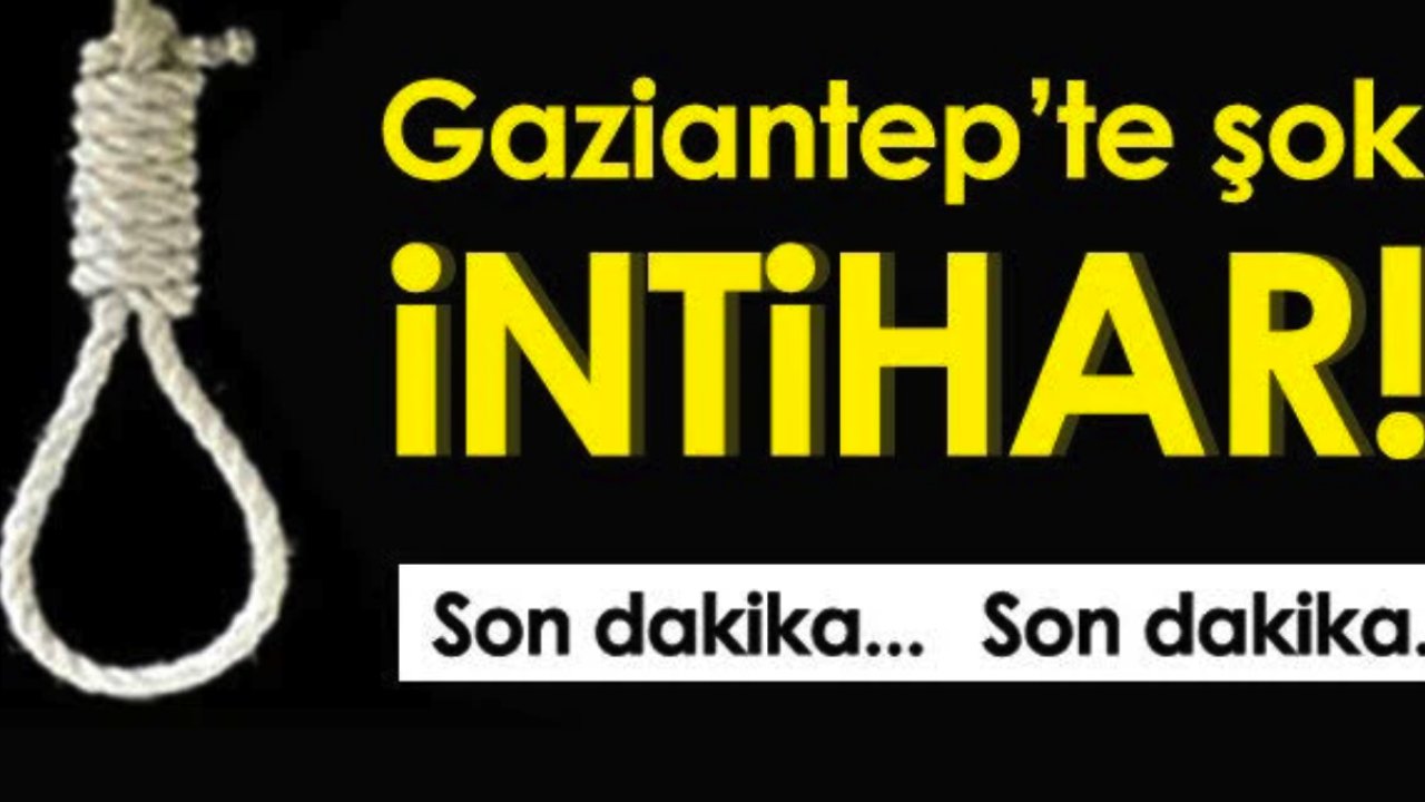 GAZİANTEP'TE YİNE İNTİHAR! Gaziantep’te Asılı Halde Bulunan Genç Son Anda Kurtarıldı