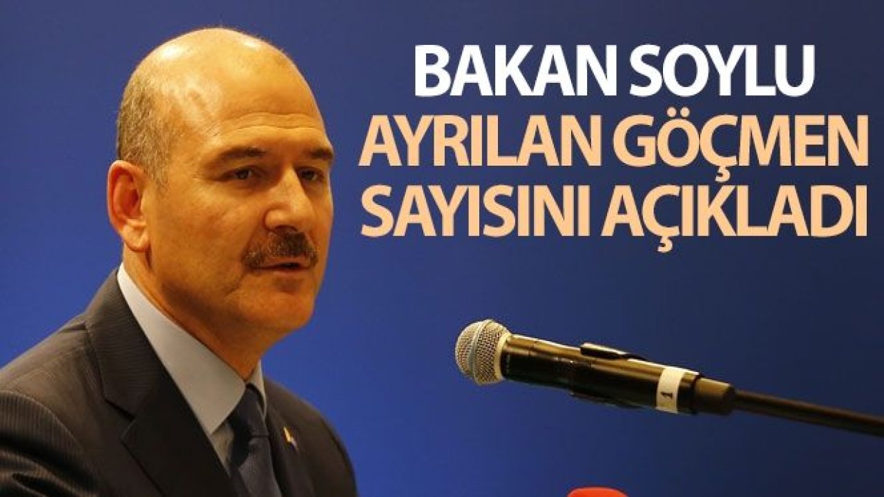 Bakan Soylu son sayıyı açıkladı! 117.677