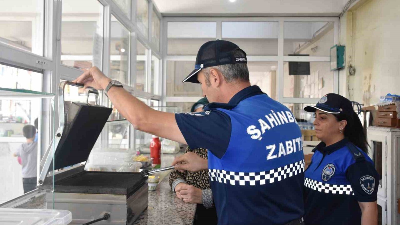 Şahinbey’de zabıta ekipleri kantinleri denetledi