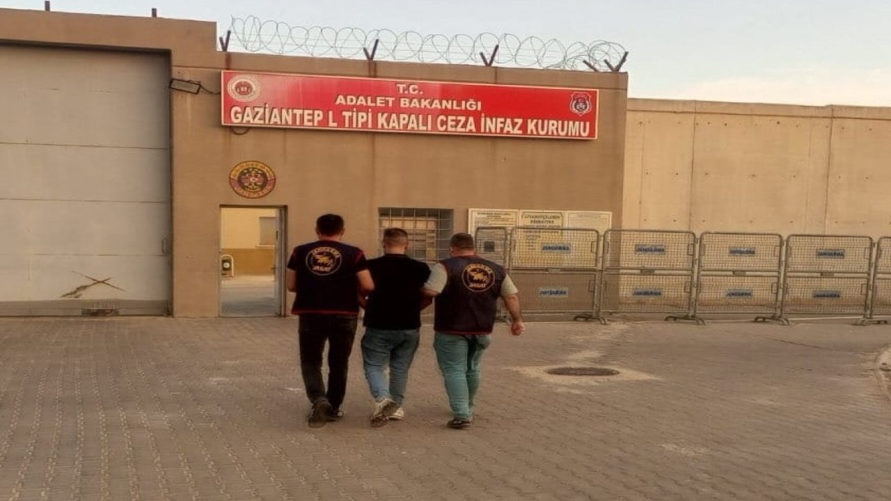 Gaziantep'te kesinleşmiş 11 yıl cezası bulunan firariyi jandarma yakaladı