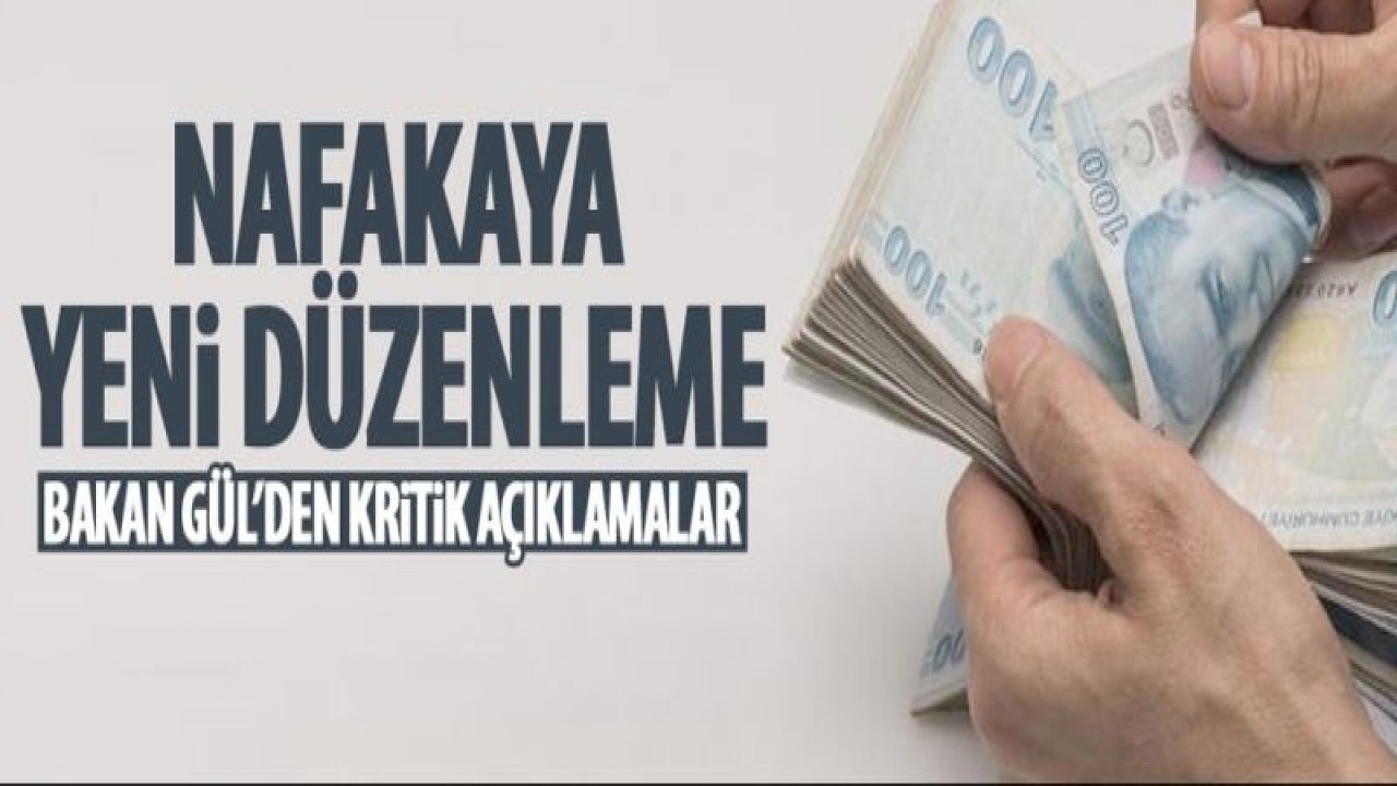 Nafakaya yeni düzenleme