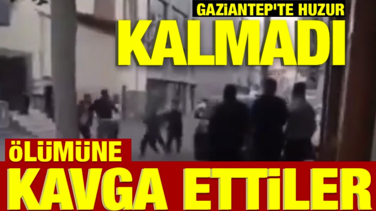 Gaziantep'te Huzur Kalmadı! SURİYELİ GRUBUN KAVGASI DEHŞET SAÇTI!