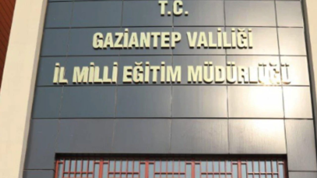 Gaziantep’te ilçe milli eğitim müdürü istifa etti!