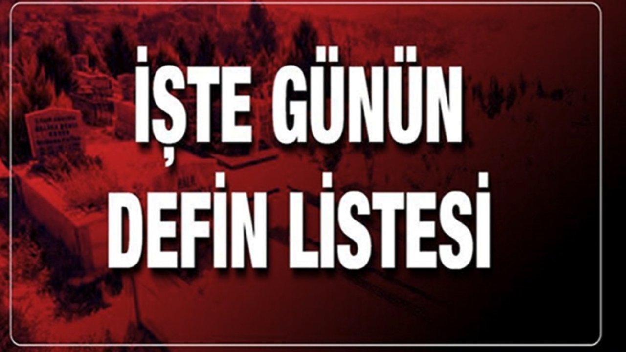 Gaziante'te Yürekler Yandı! Gaziantep'te Bugün 29 Kişi Vefat Etti ve Defin Edildi! Gaziantep Defin (11 Kasım 2024)