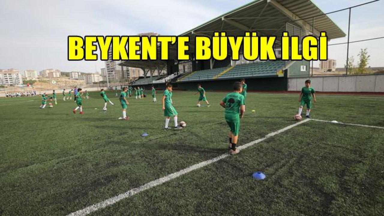 Beykent Stadyumu'nda Futbol Spor Okulu büyük ilgi görüyor