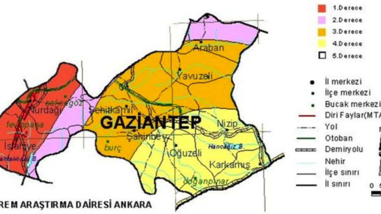 Deprem Korkusu Gaziantep'i Yine Sardı!  Gaziantep'te fay hattı hangi ilçelerden geçiyor?