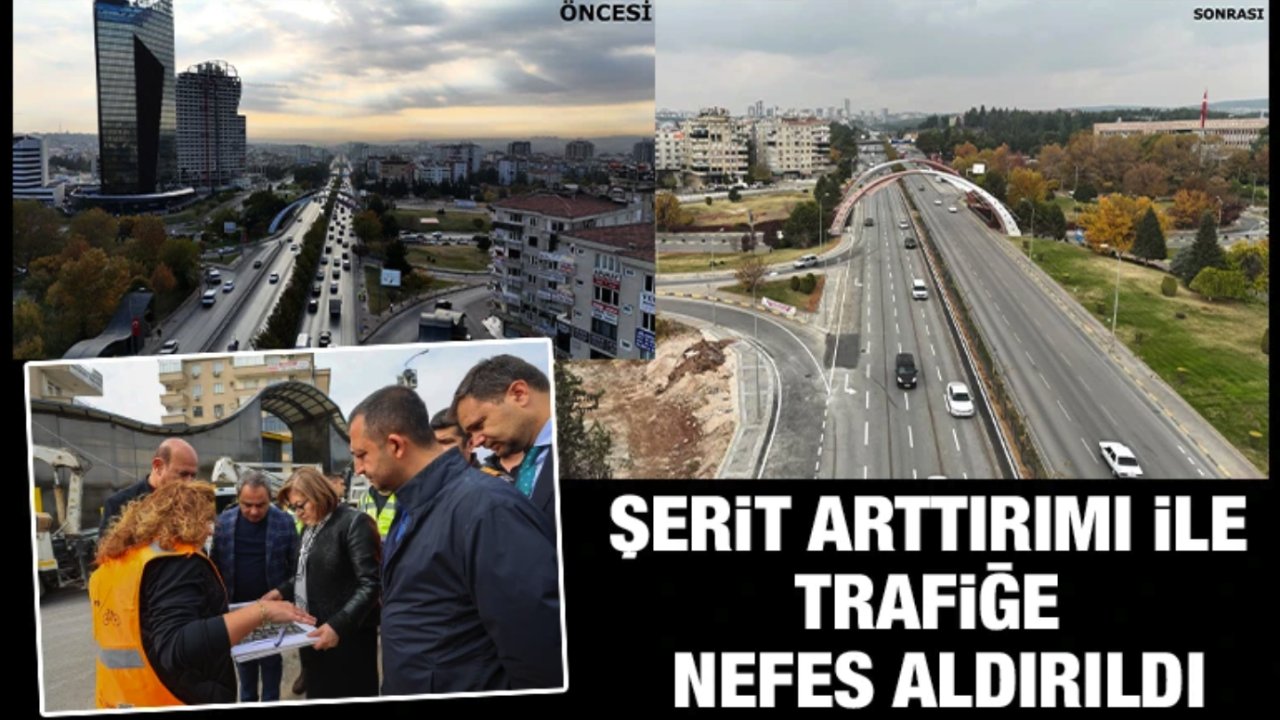 İPEKYOLU'NDA ŞERİT ARTTIRIMI İLE TRAFİĞE NEFES ALDIRILDI